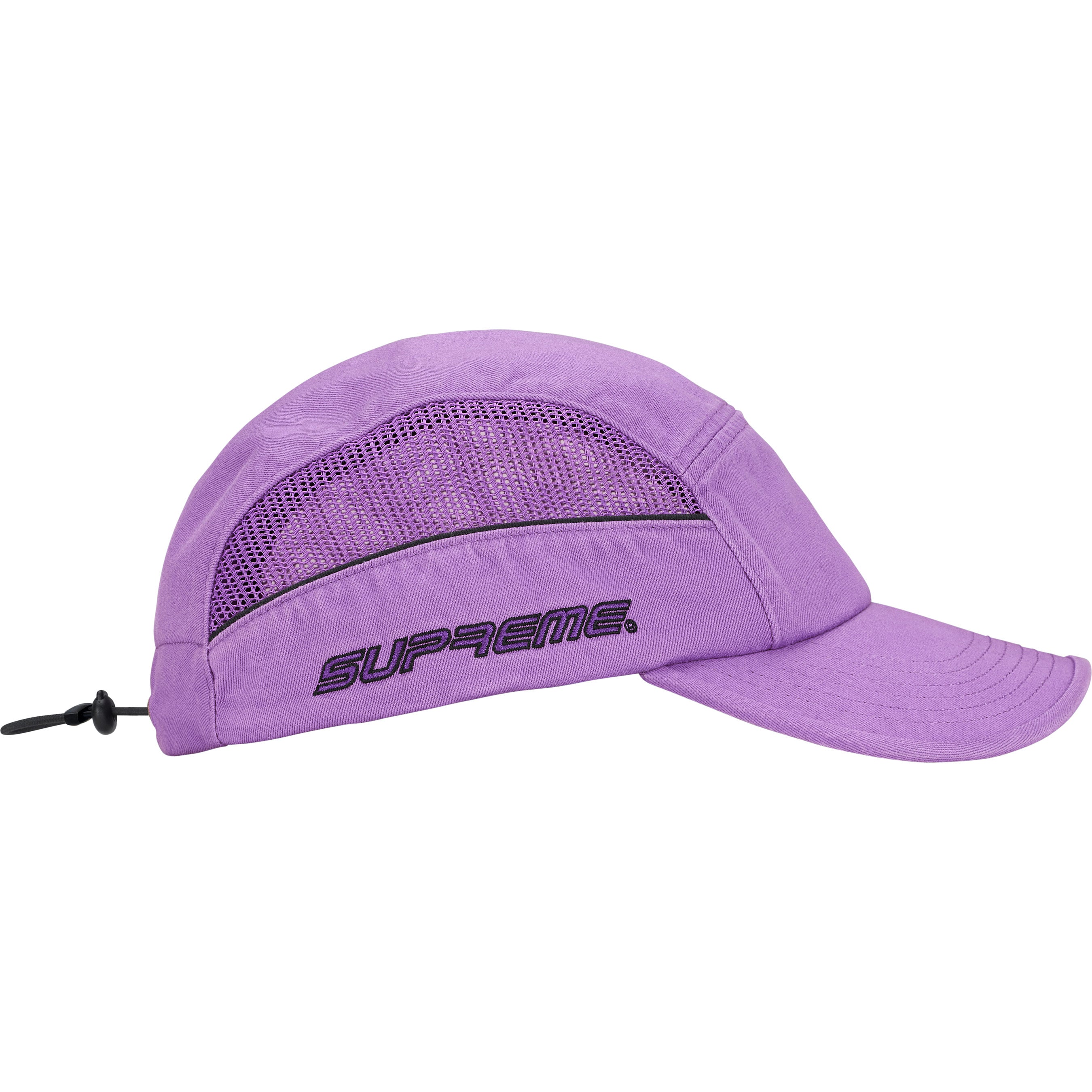 Side Mesh Piping Camp Cap view 4